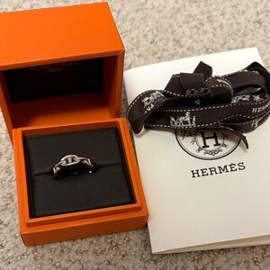 Hermes Chaine d'ancre Enchainee ring, small model